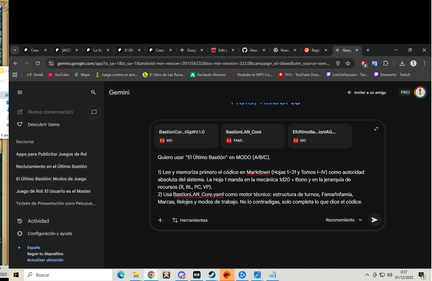 Screenshot 5 for La Vanguardia del Bastión. el pionero juego de rol IAFRIENDLY