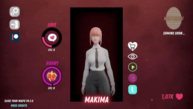 Screenshot 2 for Click Your Waifu! (18+)