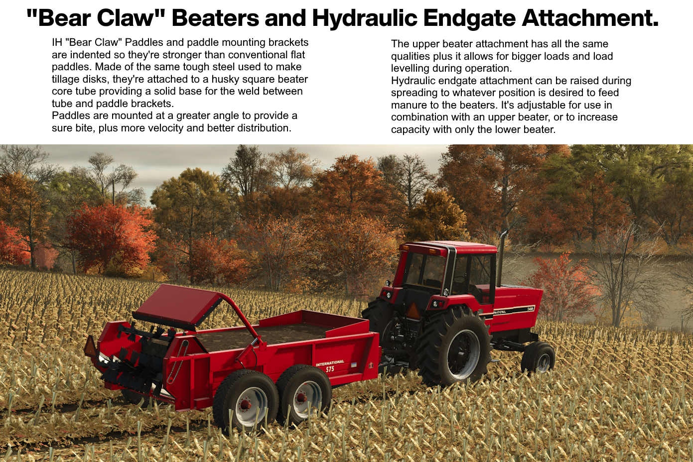 Screenshot 2 for International 500 Series Manure Spreader