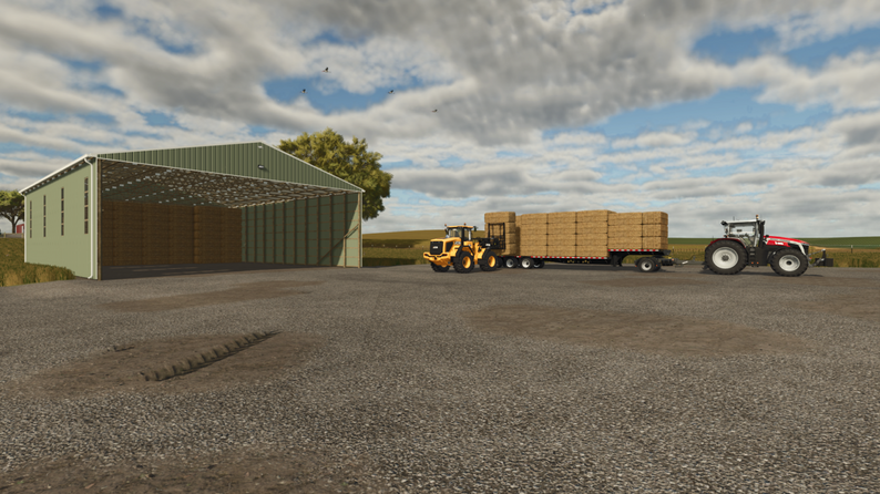 FS 25 60x80 Bale Storage by TrailerParkFarms