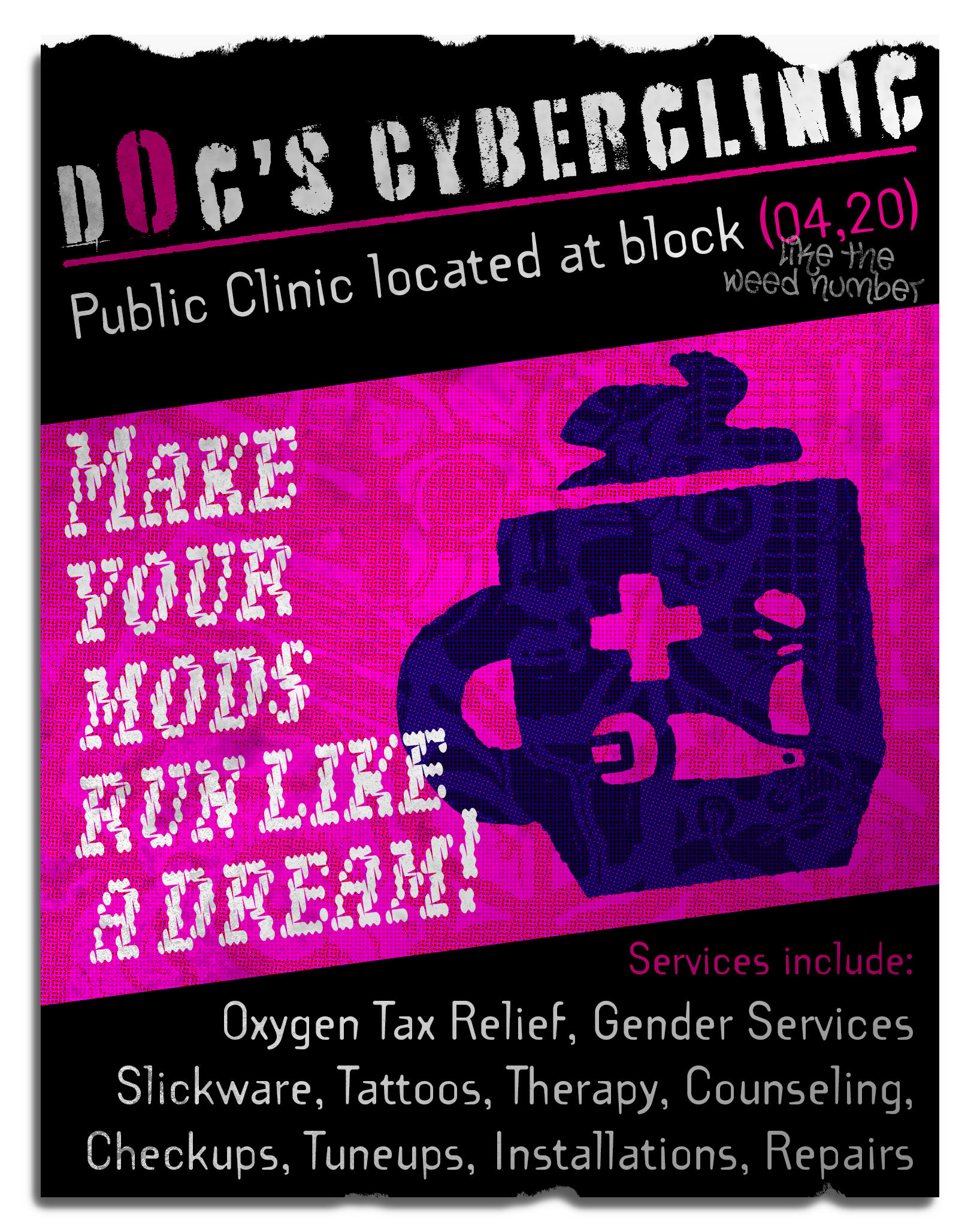 Screenshot 4 for d0c's Cyberclinic: a Mothership Location