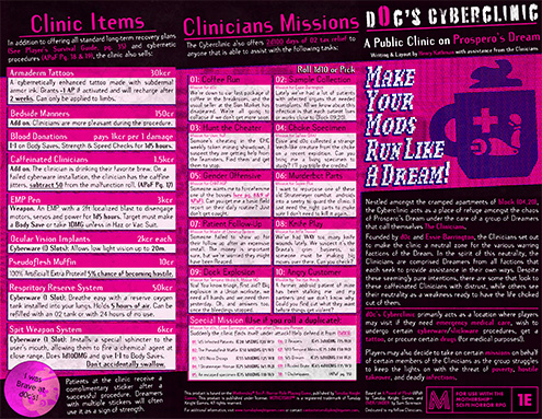 Screenshot 2 for d0c's Cyberclinic: a Mothership Location