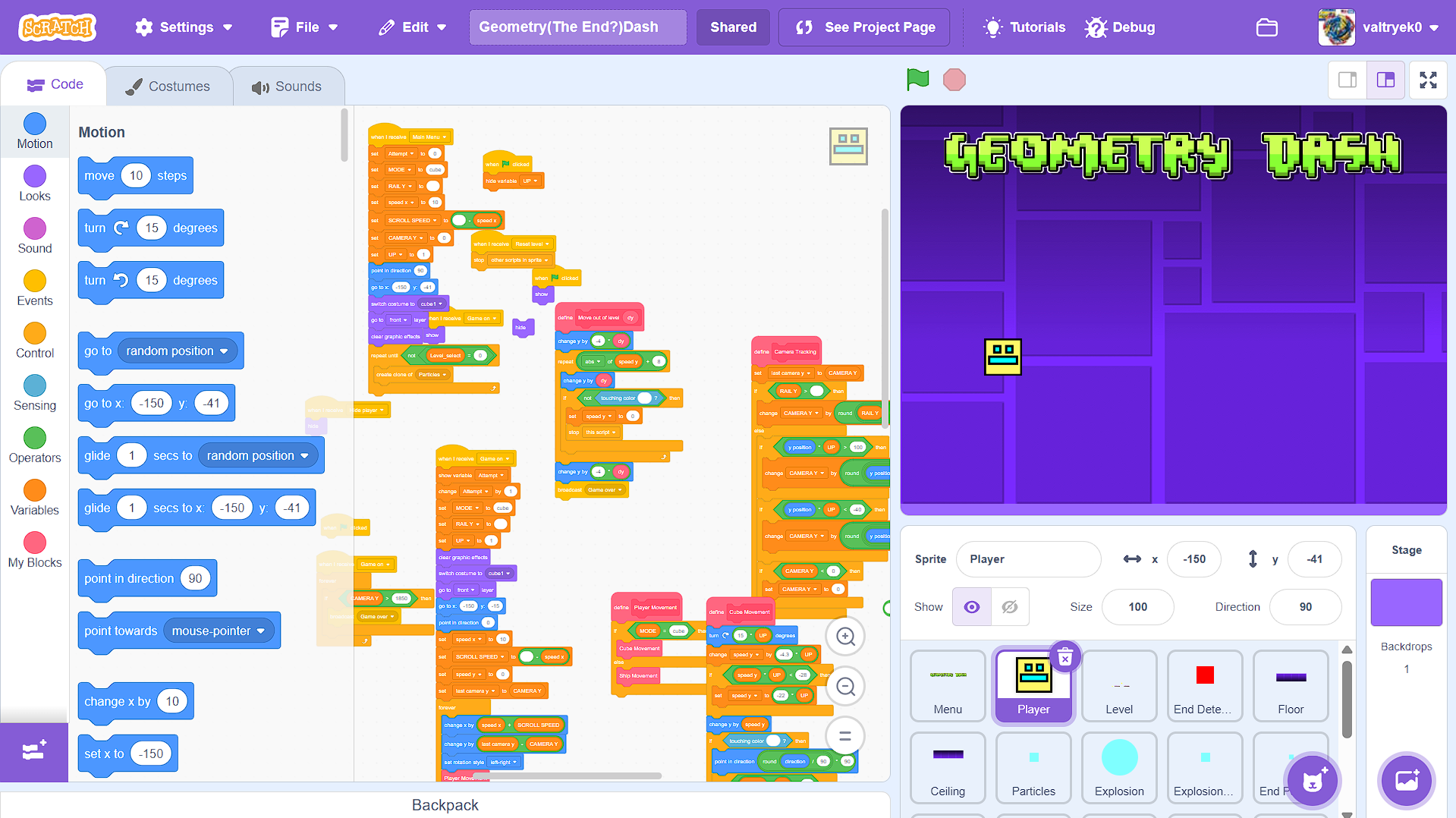 Geometry Dash by valtryek0