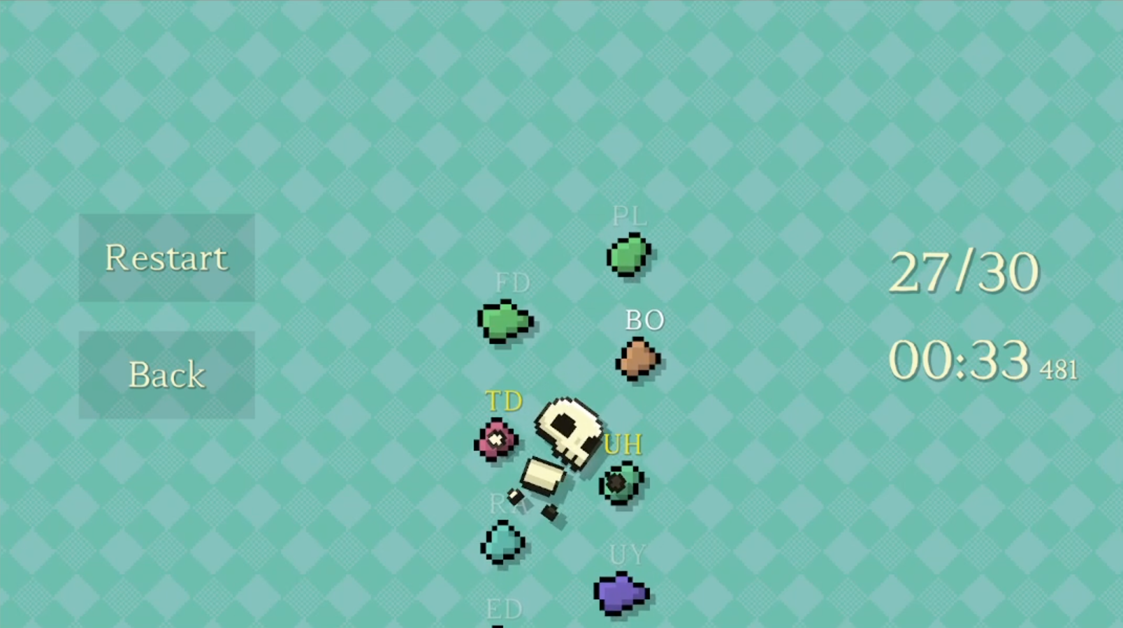 Skeleton Falling Simulation Game SkeleClimb by karlbrahn