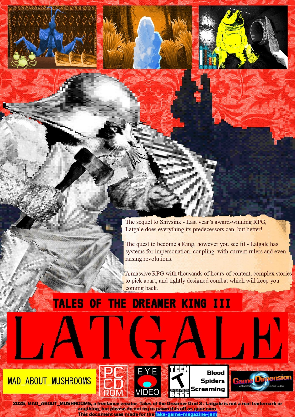 Screenshot 2 for Tales of the Dreamer King 3 : Latgale (GAME DIMENSION ADVERTISEMENT PAGE)