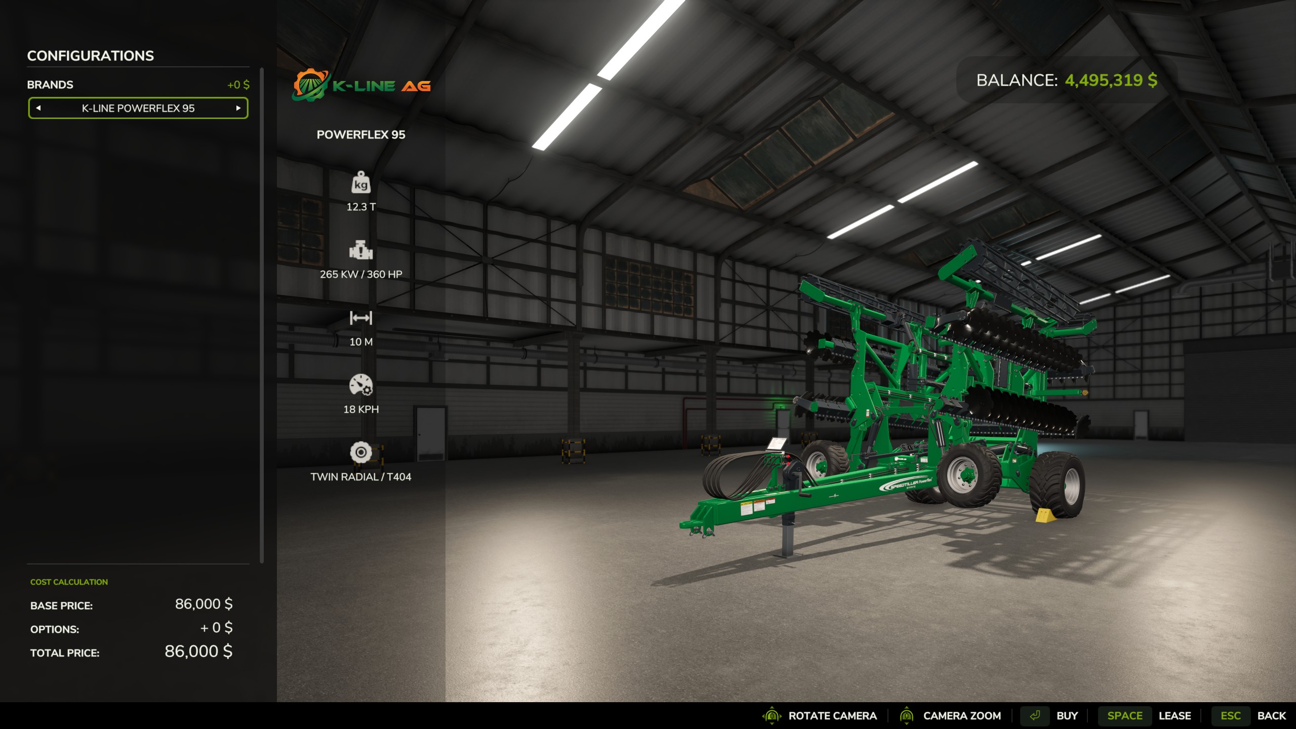 Screenshot 8 for FS25 K-line Powerflex Speed-tiller