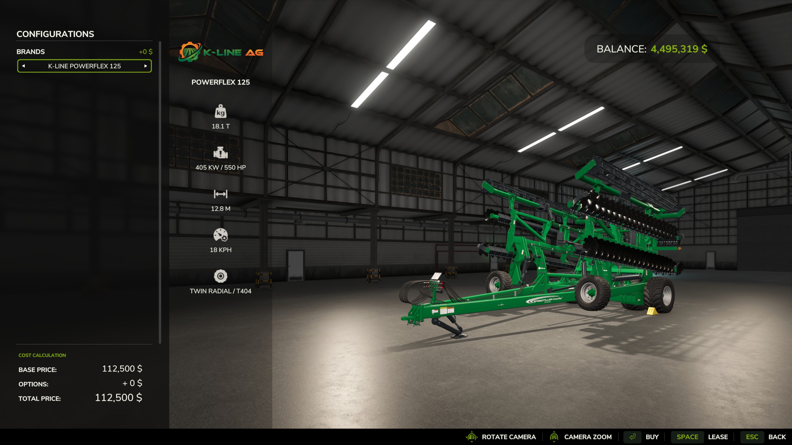 Screenshot 10 for FS25 K-line Powerflex Speed-tiller