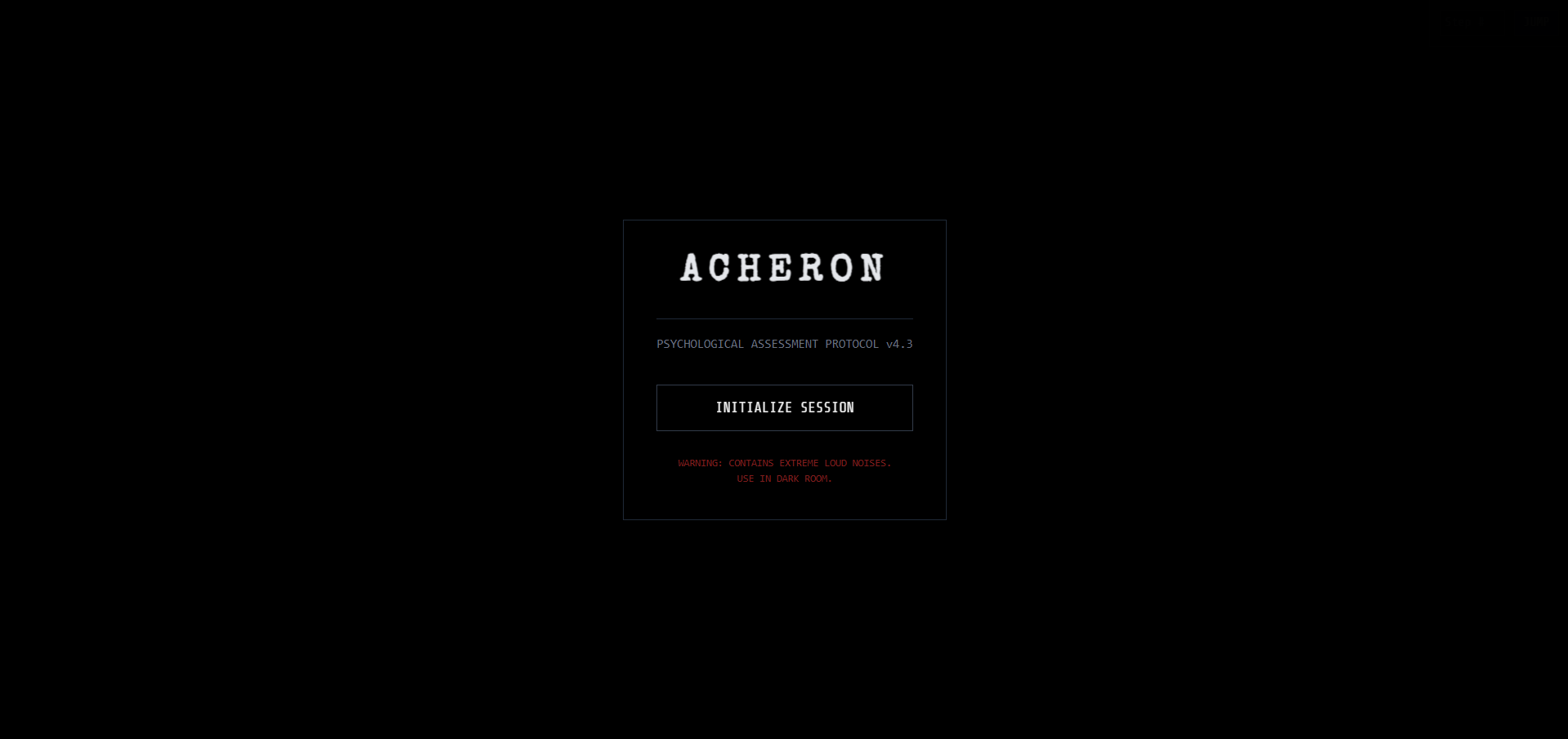 Screenshot 2 for The Acheron Assessment