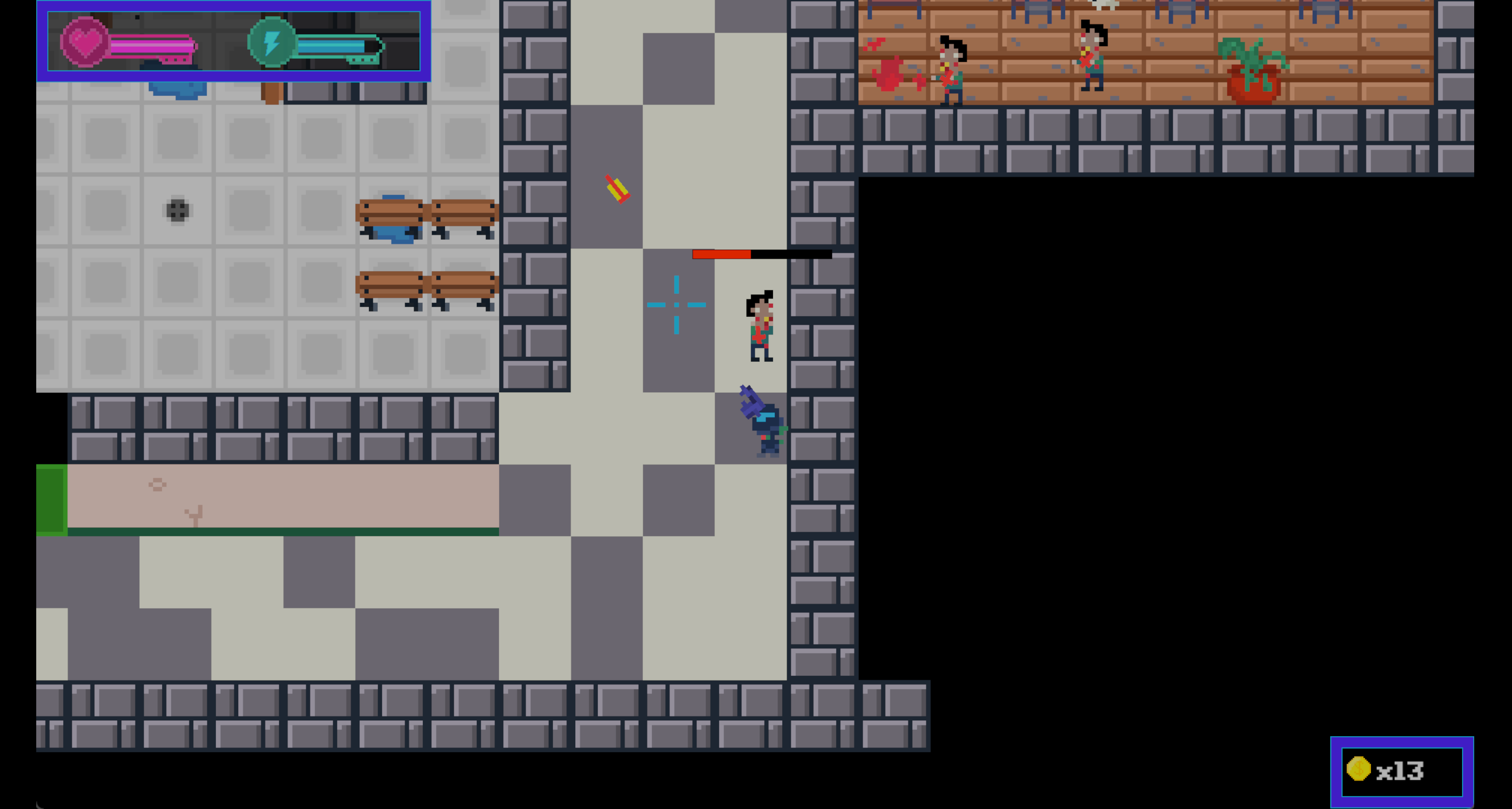 Screenshot 3 for NECROSYNTH: EARTHFALL (earliest build)