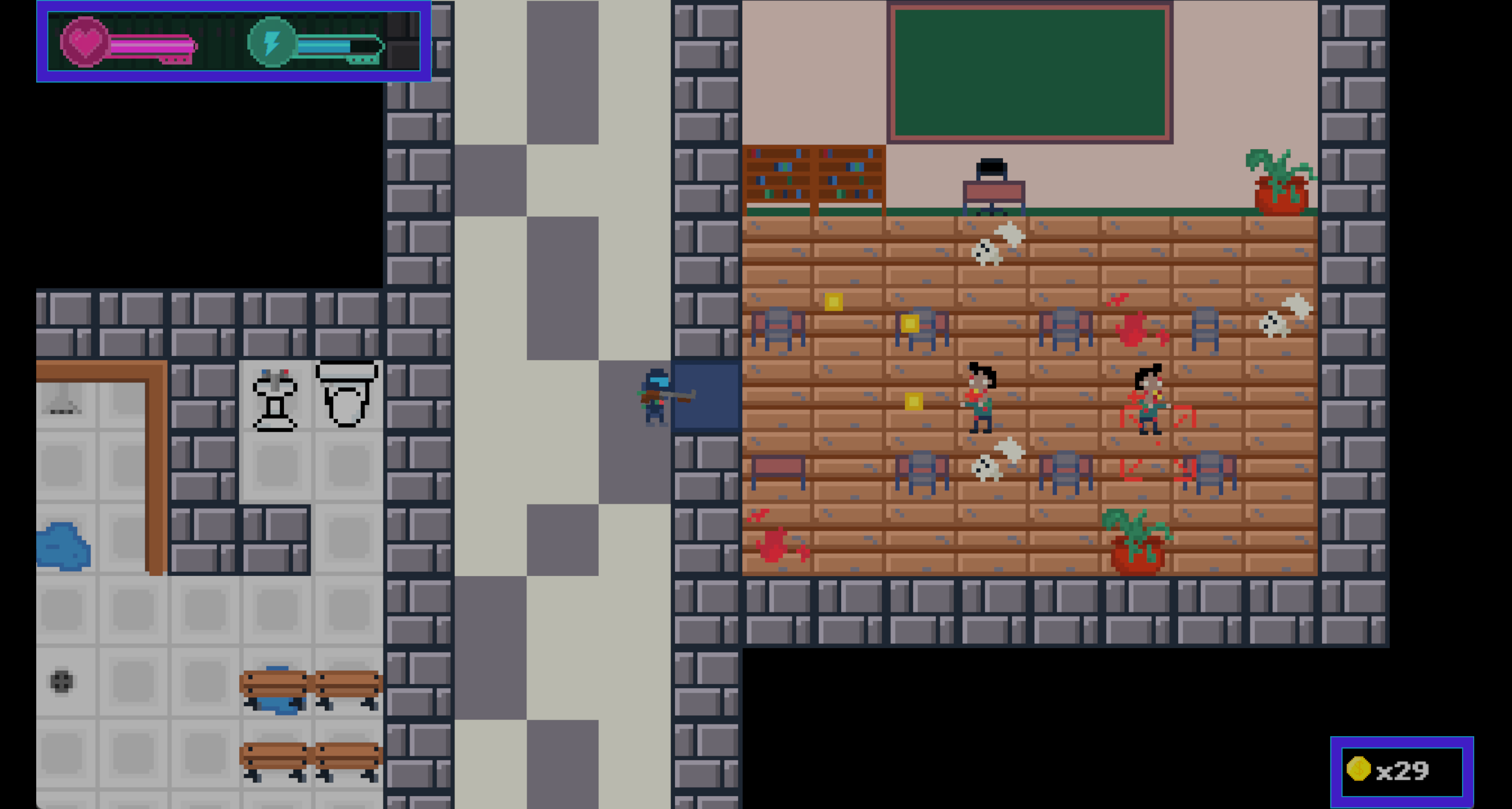 Screenshot 4 for NECROSYNTH: EARTHFALL (earliest build)