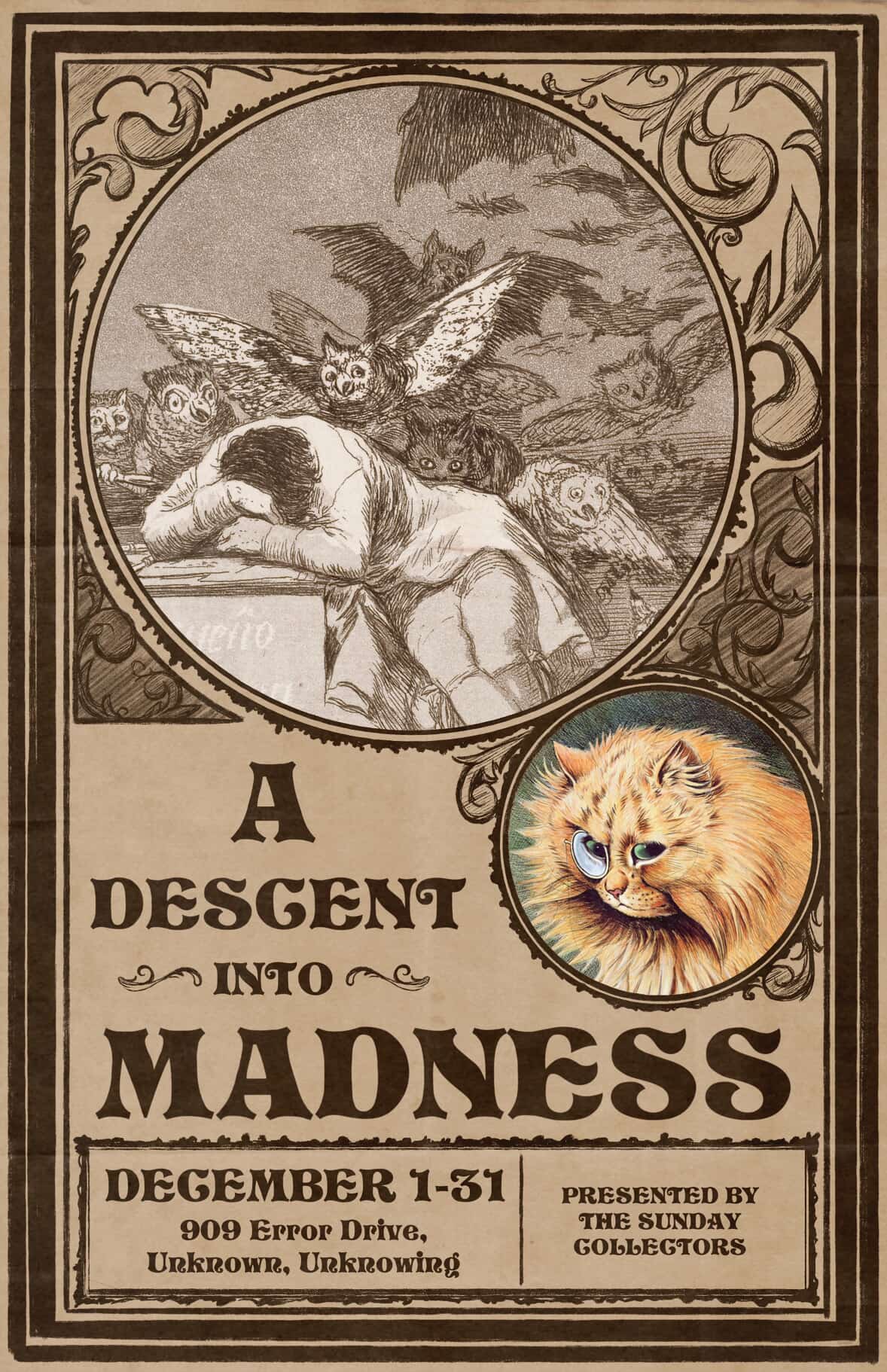 Descent Into Madness by moth