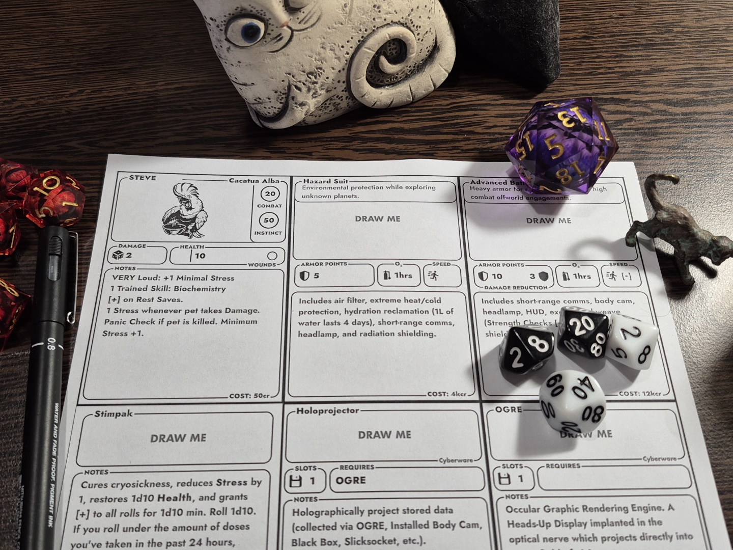 Screenshot 2 for MOSH Inventory Card Generator