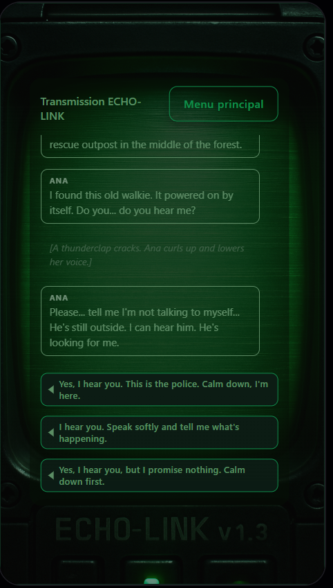 Screenshot 3 for ECHOES – Lost Transmission in the Forest