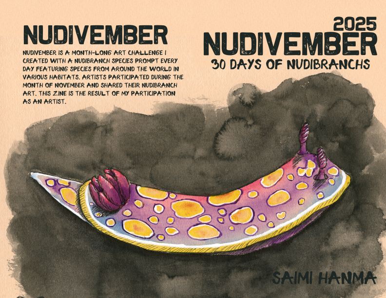 Screenshot 2 for Zine: Nudivember 2025: 30 Days of Nudibranchs
