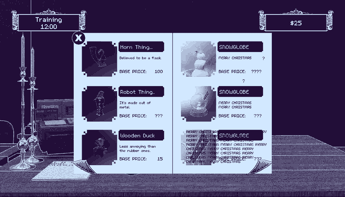 Screenshot 2 for [CURRENTLY UNFINISHED DEMO] Second-Hand Cursed Antiquities