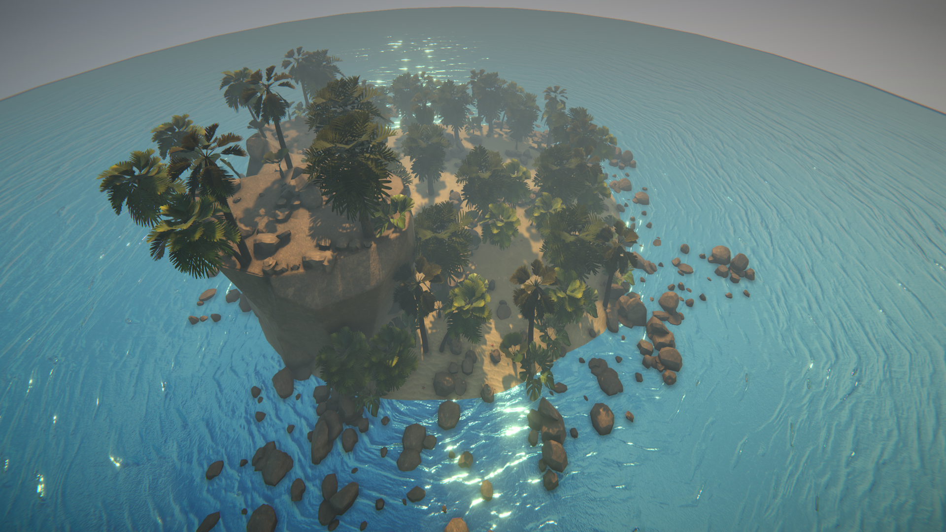 Realistic Beachfront Nature Island 2 Asset Package by Aligned Games