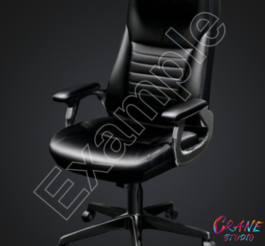 Premium Executive Chair 3D Model – Game Ready & PBR Textures by cranestudio