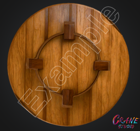 Modern Round Table 3D Model – High-Quality & Fully Textured by cranestudio