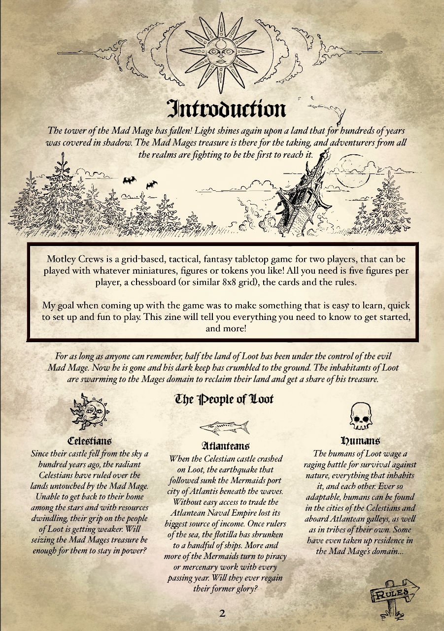 Screenshot 3 for Motley Crews - Rules Zine