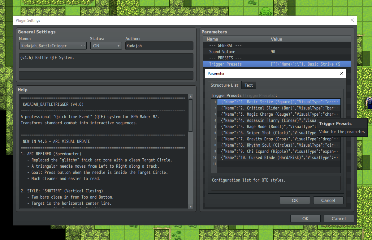 Kadajah's Battle Trigger for RPG Maker MZ by Kadajah