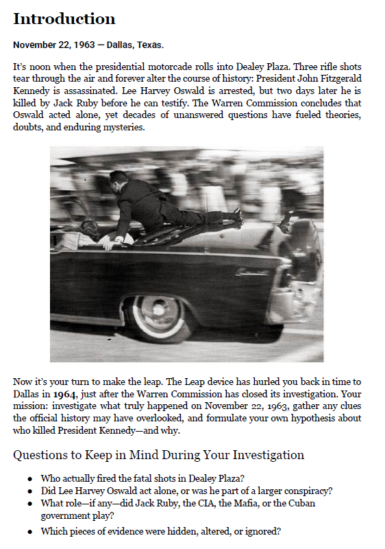 Screenshot 3 for Investigation Leap - The JFK File