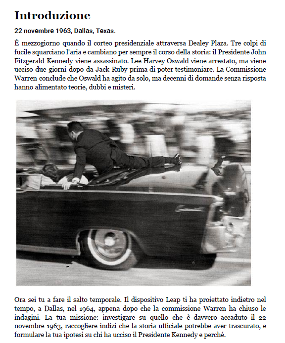 Screenshot 2 for Investigation Leap - Il fascicolo JFK (IT)