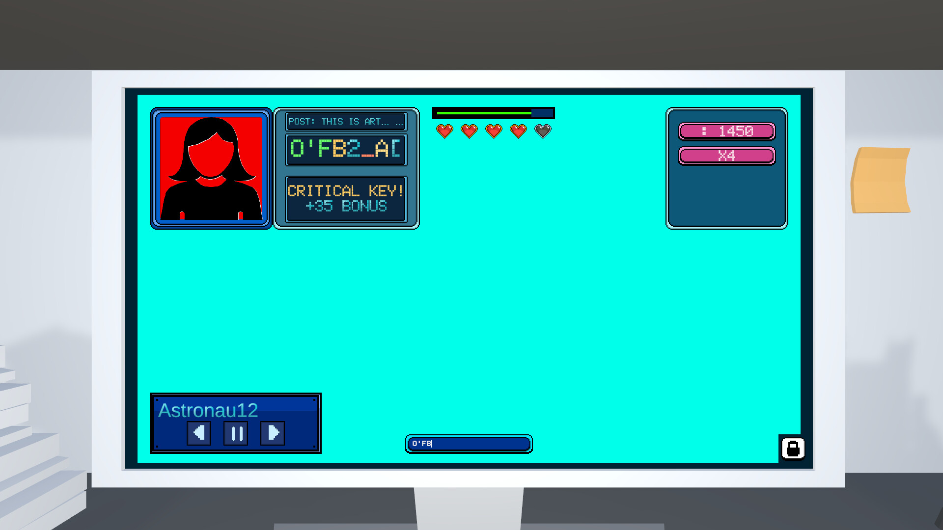 Screenshot 4 for Keyboard Warrior Simulator
