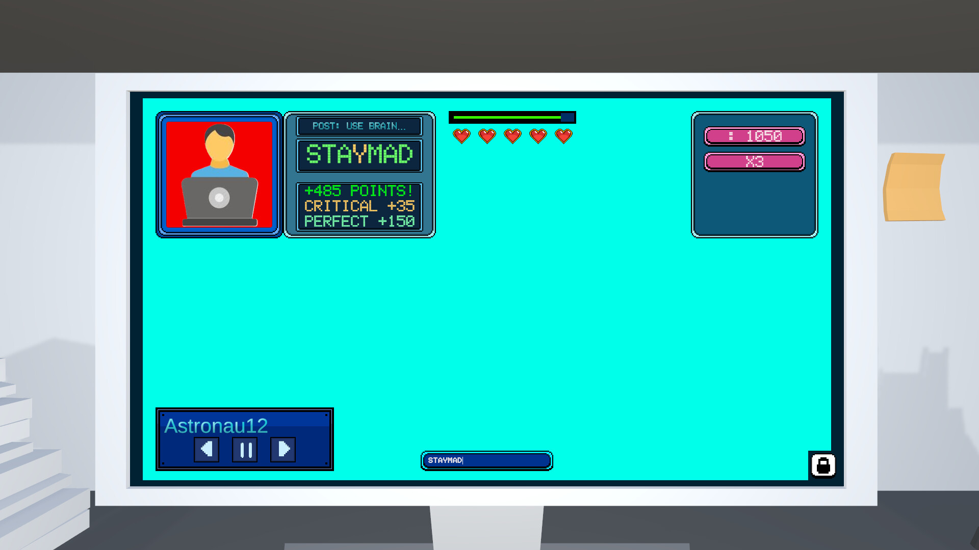 Screenshot 6 for Keyboard Warrior Simulator