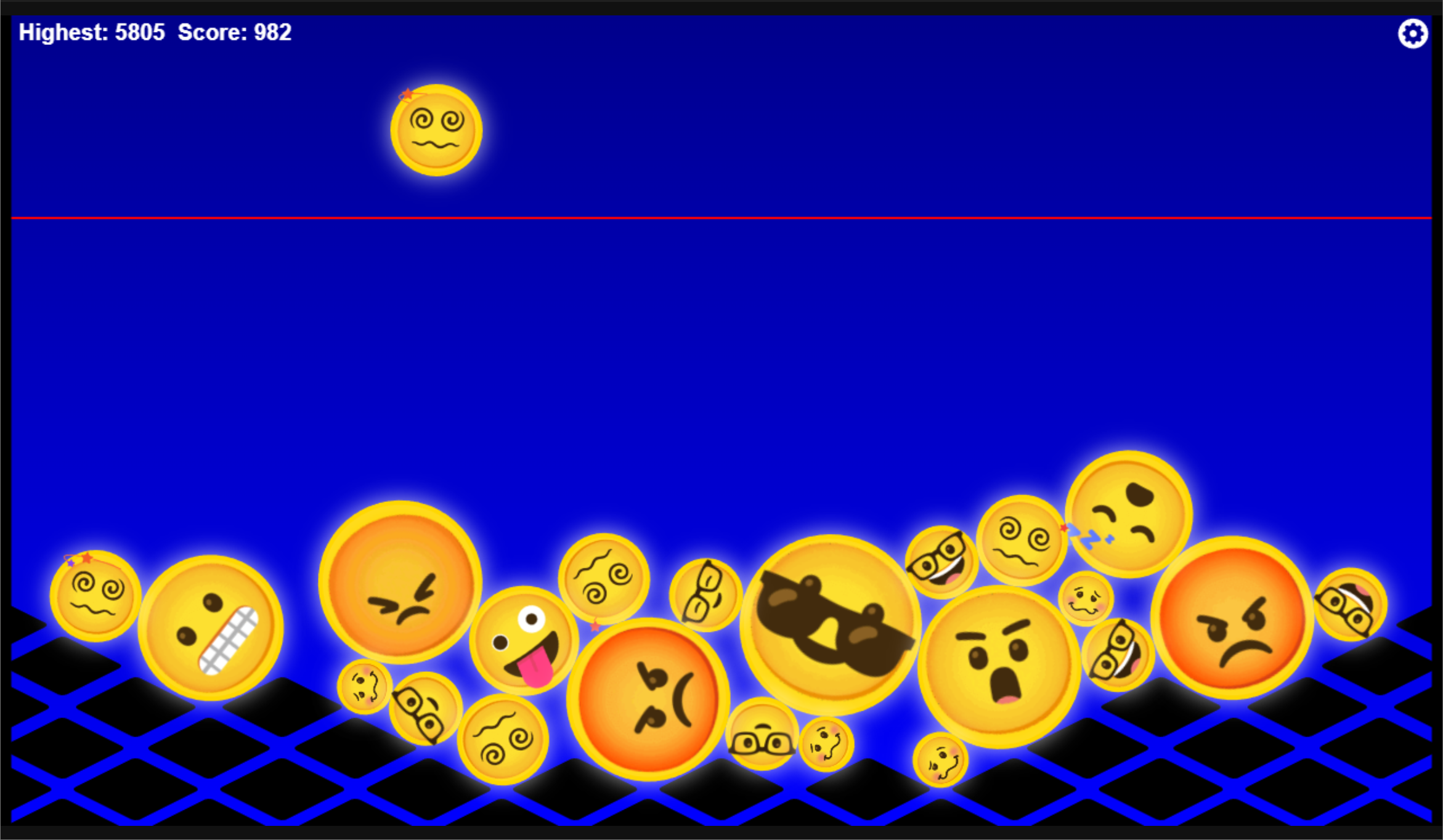 Screenshot 2 for Oh Balls Merge - Smileys edition