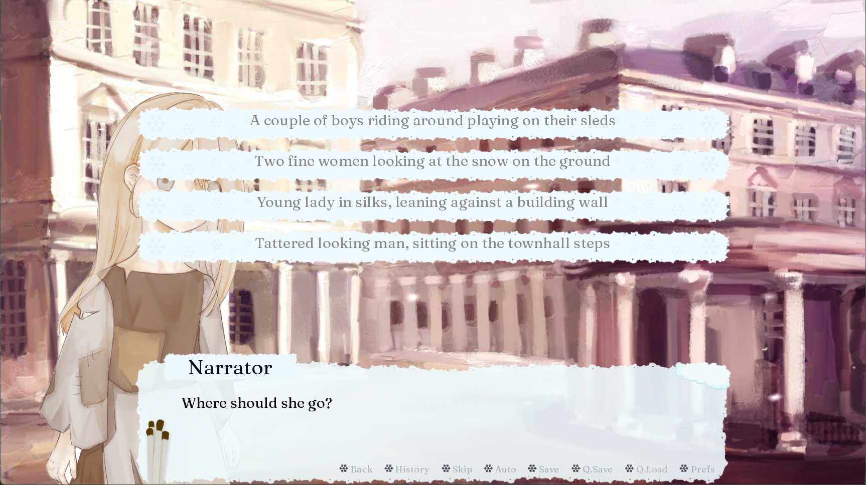 Screenshot 3 for Little Match Girl - A Winter Jam VN