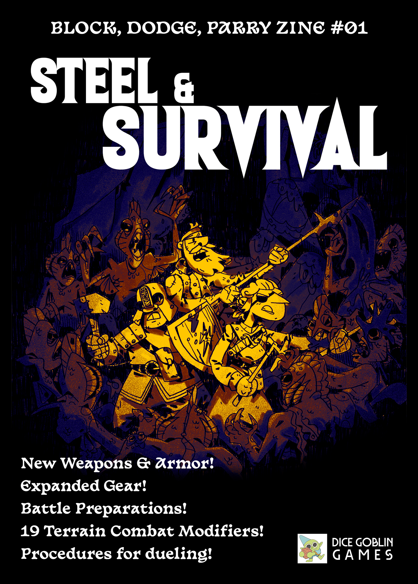 Screenshot 2 for STEEL & SURVIVAL - Block, Dodge, Parry Zine #01