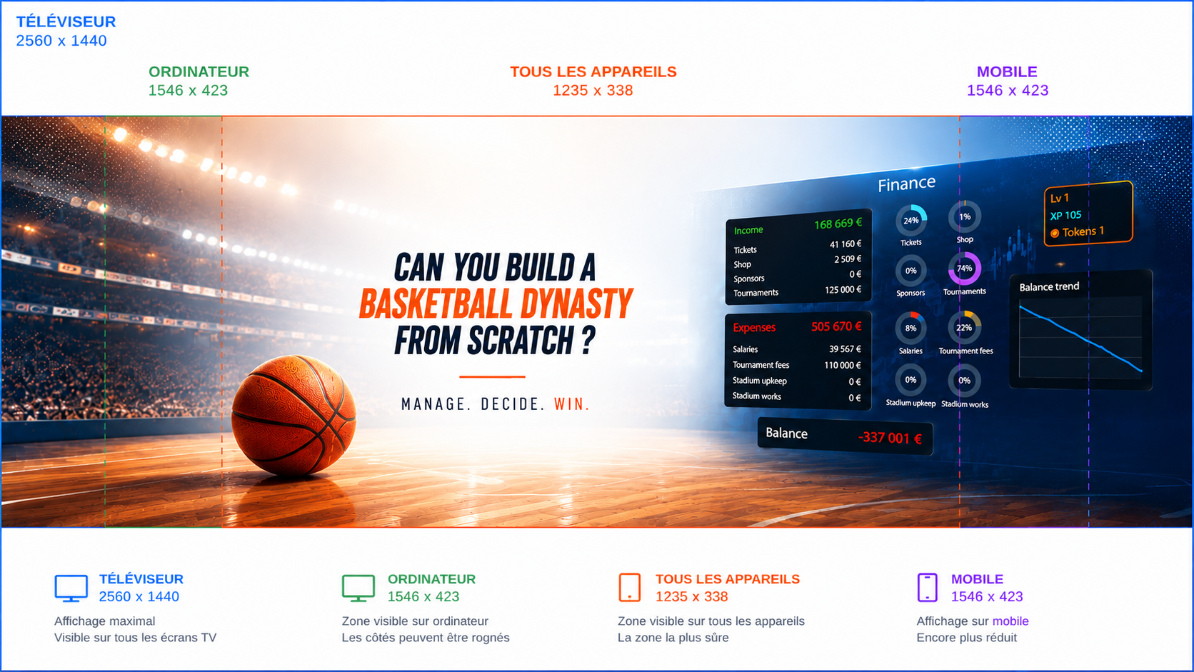 Screenshot 4 for Basket Manager – Decisions Win Games