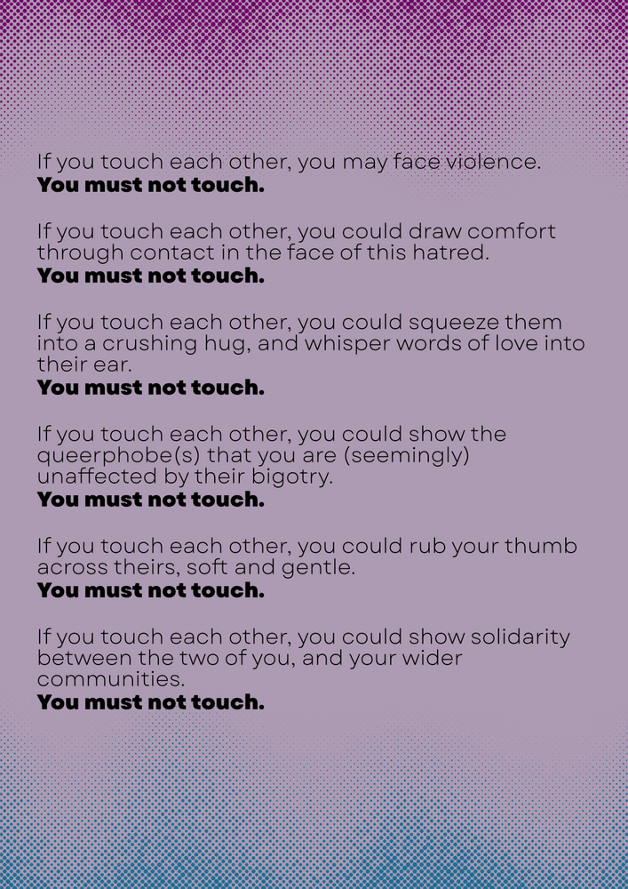 you must never touch by Oru Games