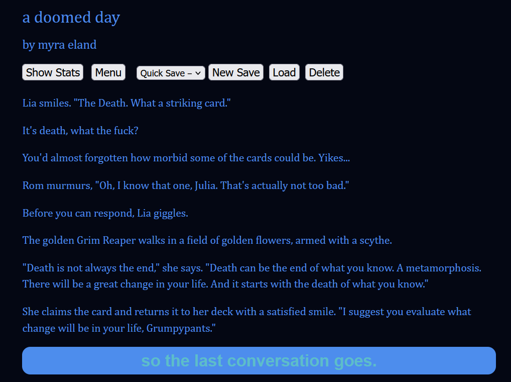 Screenshot 3 for a doomed day