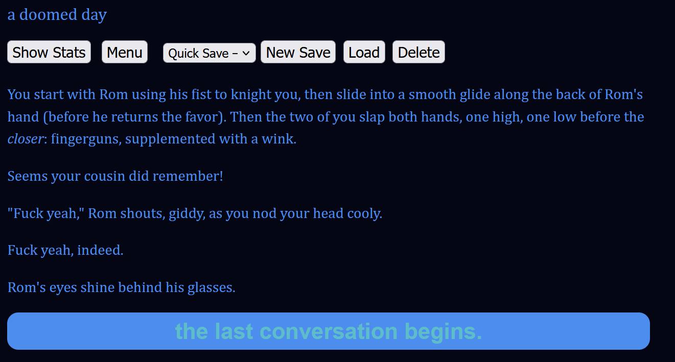 Screenshot 6 for a doomed day