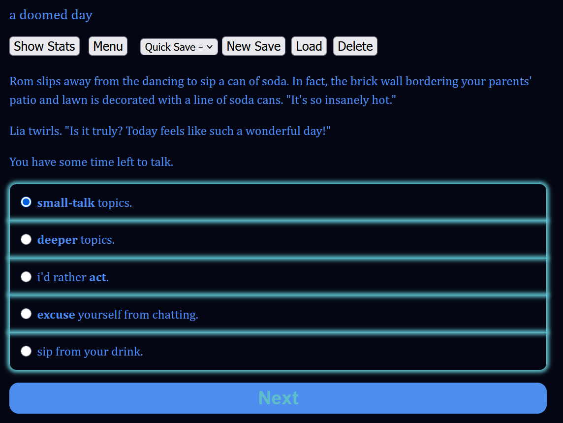 Screenshot 5 for a doomed day