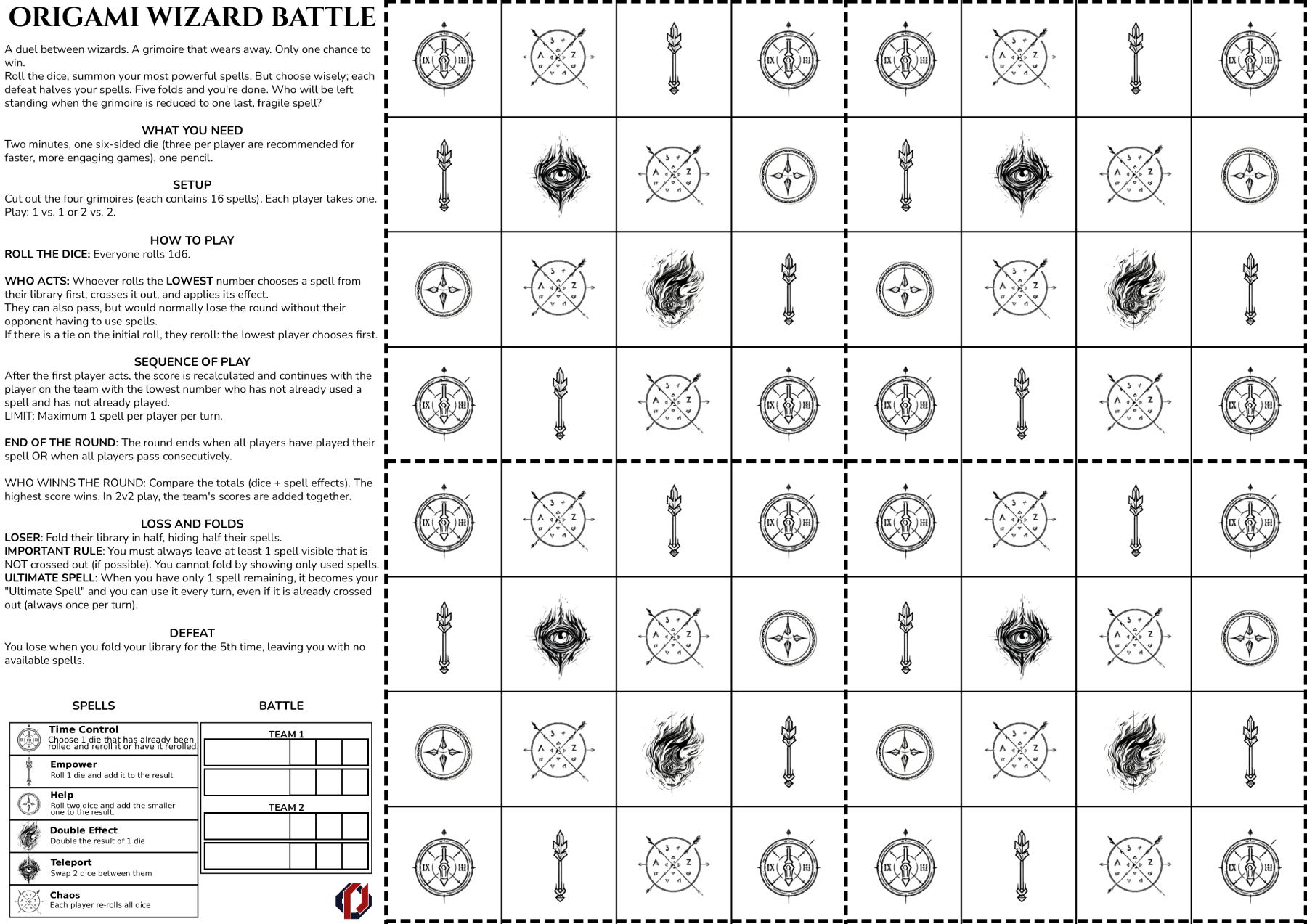 Screenshot 2 for Origami Wizard Battle