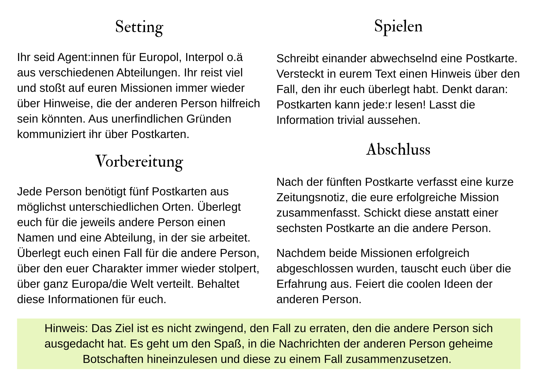 Screenshot 3 for Postkarte in geheimer Mission