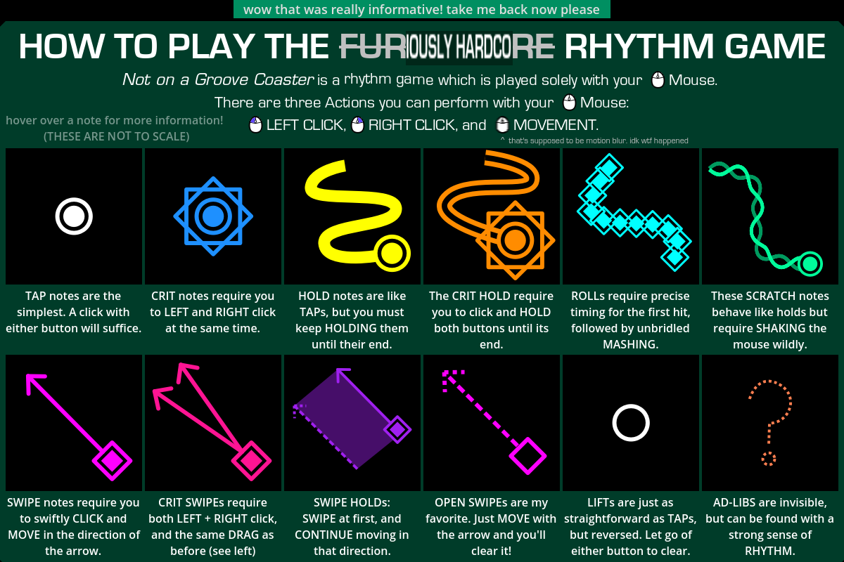 Not on a Groove Coaster screenshot 3