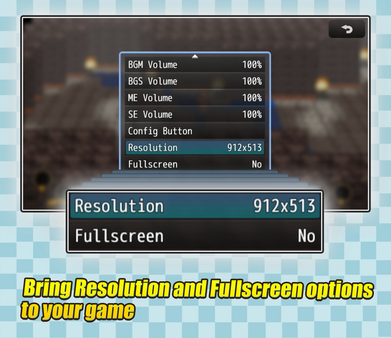 Game Resolution - RPG Maker MZ Plugin by Sang Hendrix