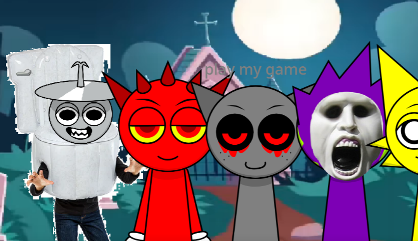Screenshot 3 for Sprunki Halloween Free 2025