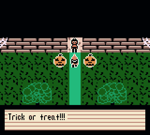 Screenshot 3 for Trick or Die! - A horror game for Game Boy