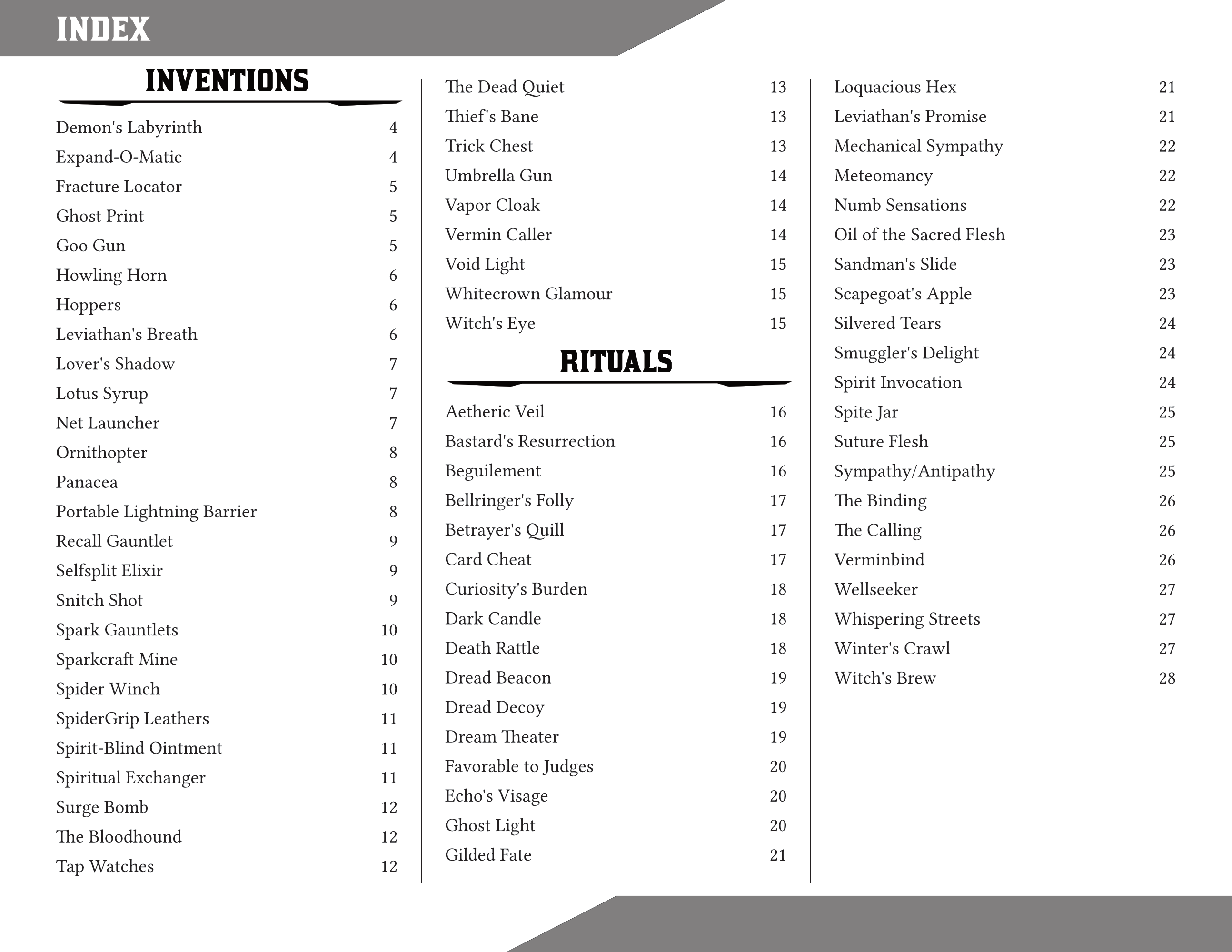 Screenshot 2 for The Lost Archives: Inventions and Rituals for Blades in the Dark