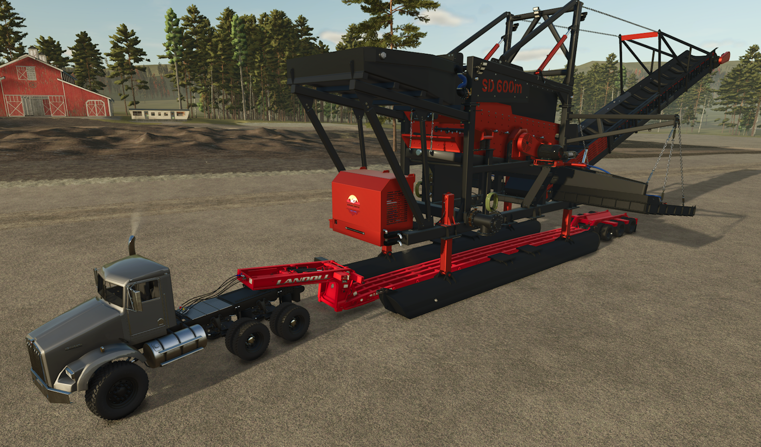 Screenshot 2 for Landoll “2 Beam” Lowboy Trailer