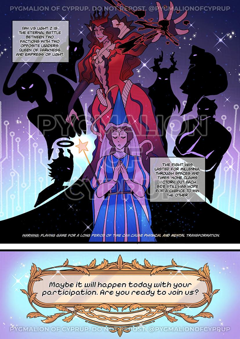 Screenshot 2 for Day vs Light Z TF Comic
