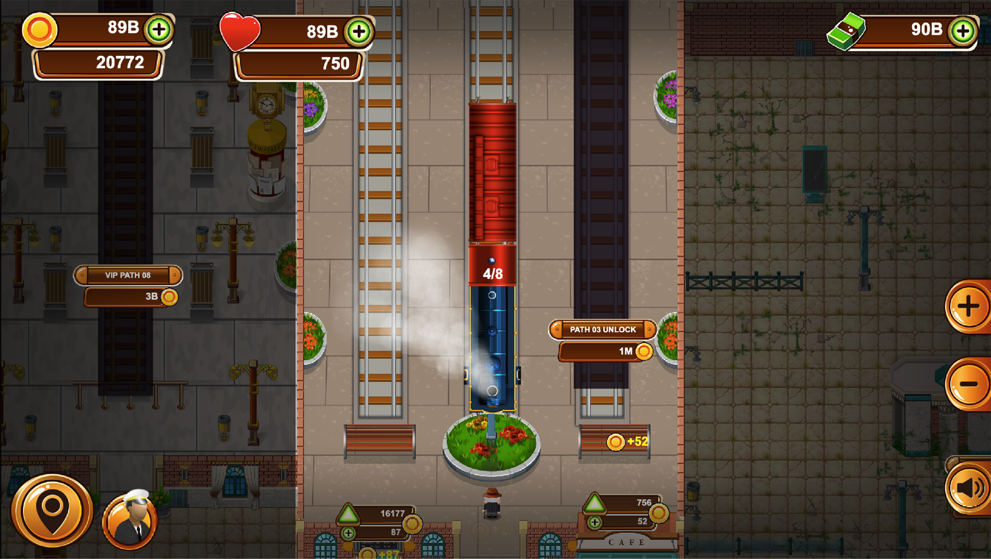 Screenshot 3 for Idle Train Station Tycoon