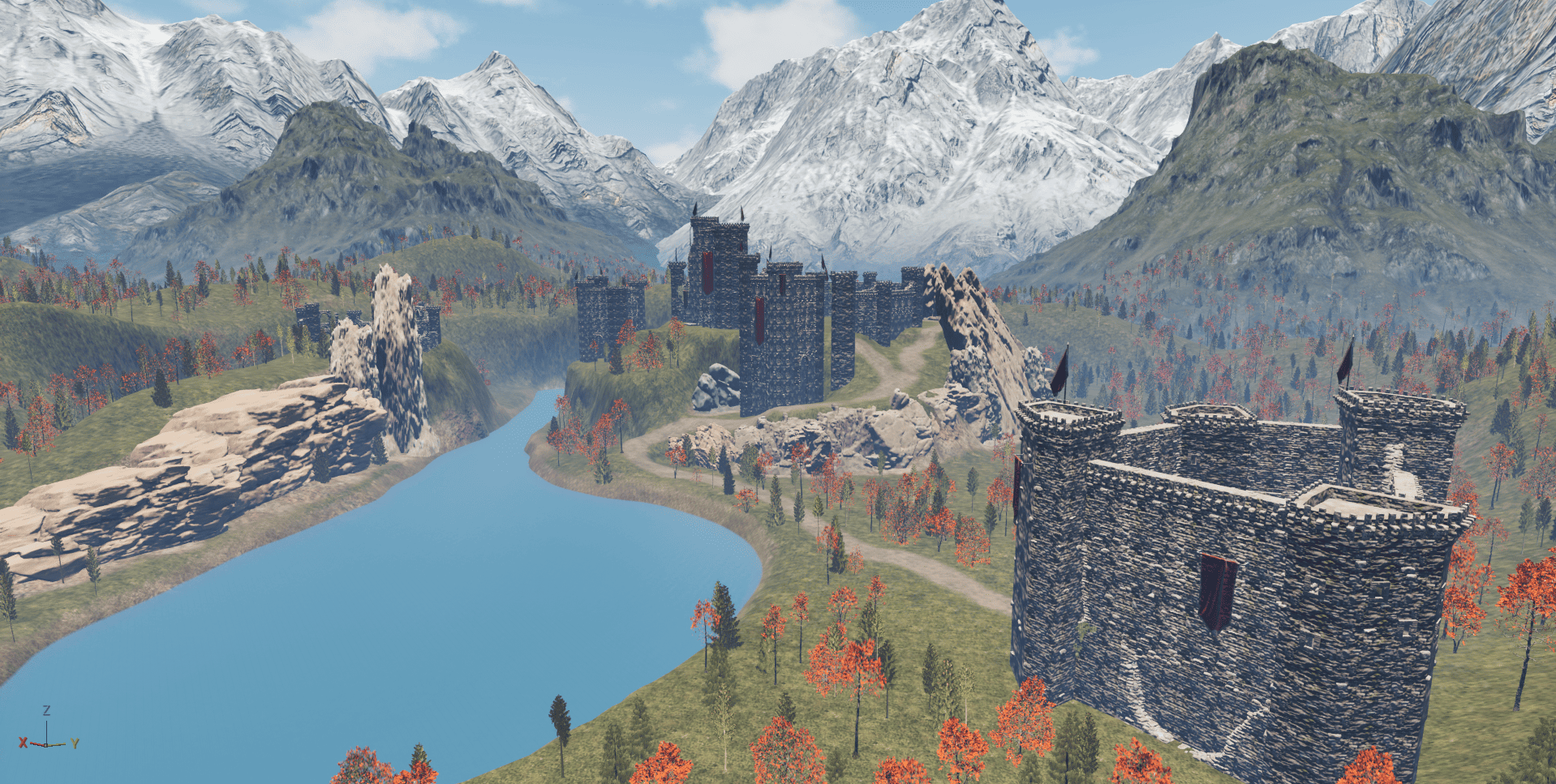castle environment by samarth-mistry05