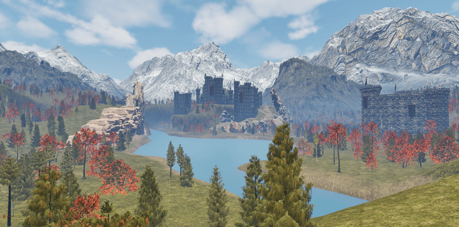 castle environment by samarth-mistry05