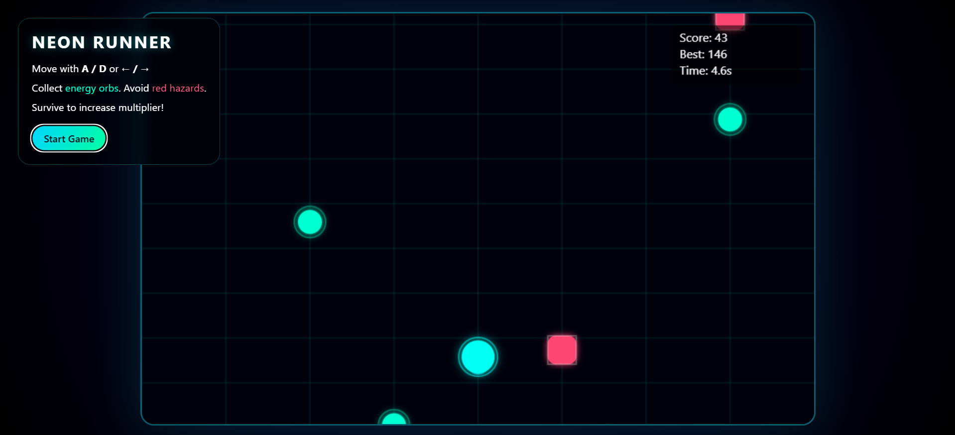 Neon Runner by Mr Cookie Software