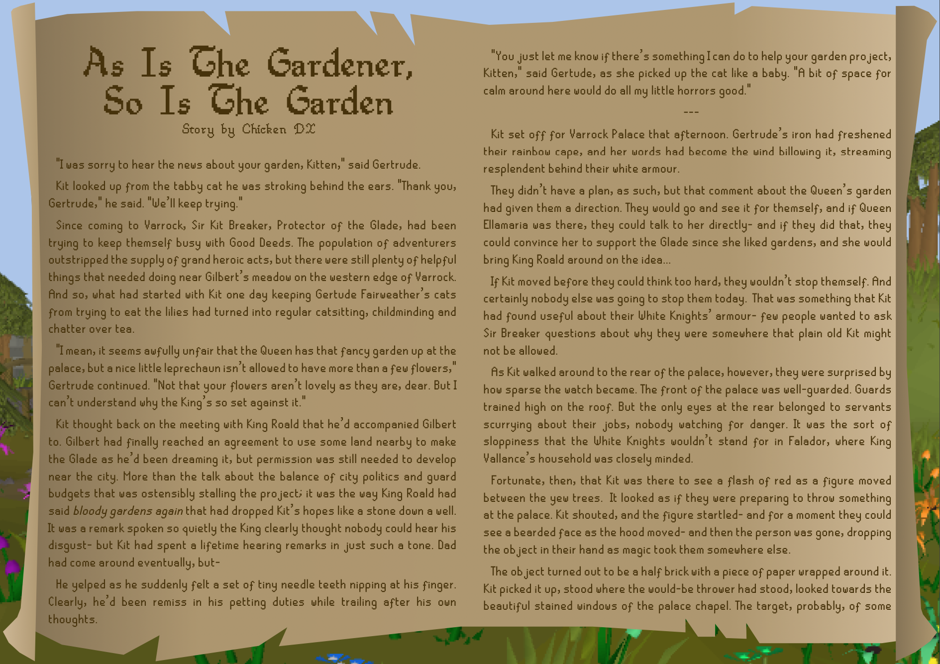 Screenshot 4 for OSRS Pride Zine